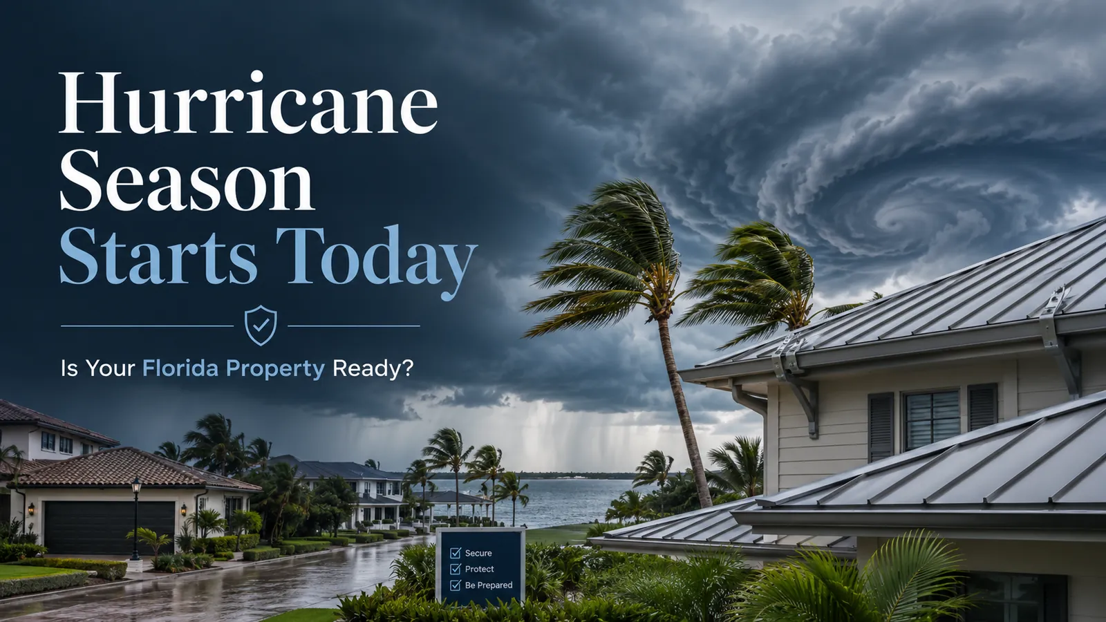 Hurricane Season Starts Today: Is Your Florida Property and Insurance Claim Plan Ready?